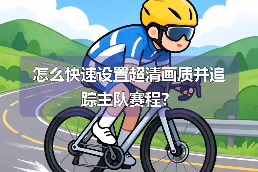 怎么快速设置超清画质并追踪主队赛程？